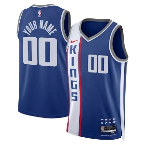 Sacramento Kings Nike Exquisite Unisex 2023/24 Custom Swingman Jersey Blue City Edition