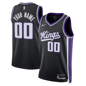 Sacramento Exclusif Kings Nike Unisex Swingman Custom Jersey Icon Edition Black