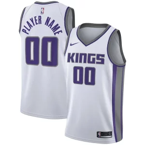 Sacramento Kings Personalisable Nike Swingman Custom Jersey White Association Edition