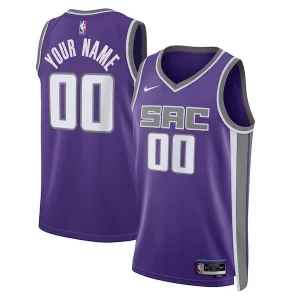 Sacramento Kings Tendance Nike Unisex Swingman Custom Jersey Purple Icon Edition