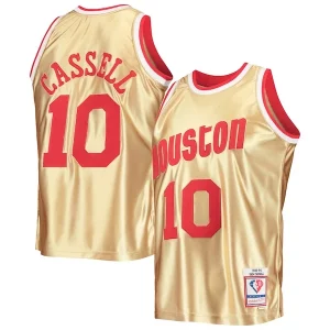 Sam Cassell Houston Rockets 75th Anniversary 1993/94 Hardwood Classics Premium Swingman Jersey Gold