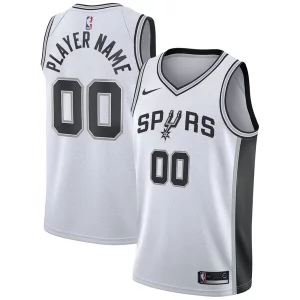 San Antonio Spurs Nike 2020/21 Swingman Stylish Custom Jersey Association Edition White