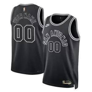 San Antonio Spurs Nike Unisex 2022/23 Custom Swingman Jersey Charming Classic Edition Black