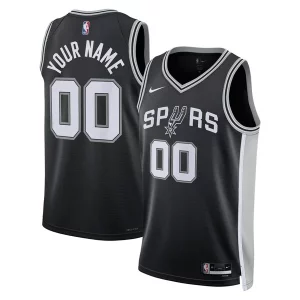 San Antonio Spurs Tendance Nike Unisex Swingman Custom Jersey Black Icon Edition
