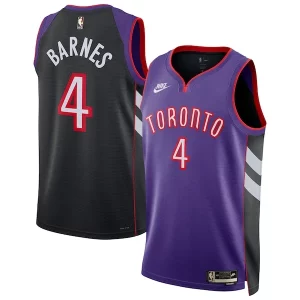 Scottie Barnes Toronto Bold Raptors Nike Unisex 2024/25 Swingman Jersey Purple Classic Edition