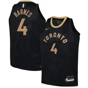 Scottie Barnes Toronto Raptors Charming Nike Youth 2022/23 Swingman Jersey City Edition Black