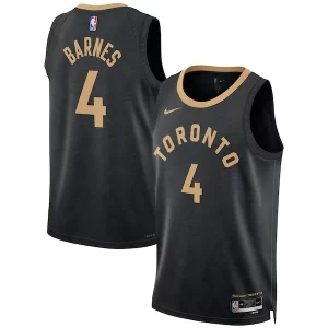 Scottie Barnes Toronto Raptors Nike Unisex 2022/23 Collectible Swingman Jersey City Edition Black