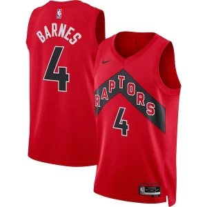 Scottie Barnes Toronto Raptors Nike Unisex Commémoratif Swingman Jersey Icon Edition Red