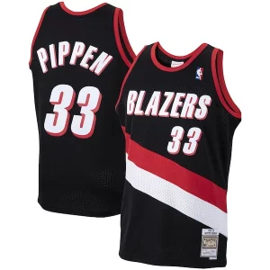 Scottie Pippen Authentique Portland Trail Blazers 1999/00 Hardwood Classics Swingman Jersey Black