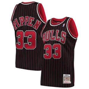 Scottie Pippen Chicago Bulls 1995/96 Hardwood Classics Unique Authentic Jersey Black