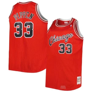 Scottie Pippen Chicago Bulls Big & Bold Tall Hardwood Classics 2003/04 Swingman Jersey Red