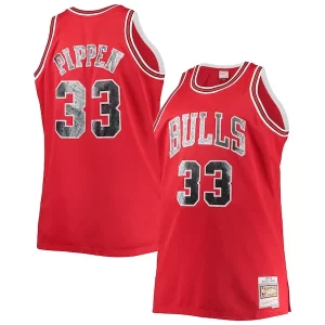 Scottie Pippen Chicago Bulls Big & Tall 1997/98 NBA 75th Anniversary Diamond Incontournable Swingman Jersey Red