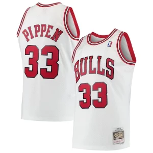 Scottie Pippen Chicago Bulls Hardwood Classics Commémoratif Swingman Jersey White/Black
