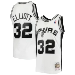 Sean Elliott San Antonio Spurs 1998/99 Hardwood Classics Swingman Distingué Jersey White