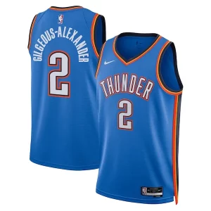 Shai Gilgeous Alexander Élégant Oklahoma City Thunder Nike Unisex Swingman Replica Jersey Icon Edition Blue