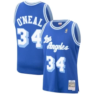 Shaquille O'Neal Los Angeles Lakers Hardwood Classics Swingman Sophistiqué Jersey Royal/Purple/Gold