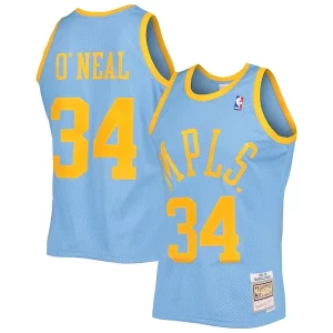 Shaquille O'Neal Los Angeles Lakers Haut de gamme 2001/02 Hardwood Classics Swingman Jersey Powder Blue