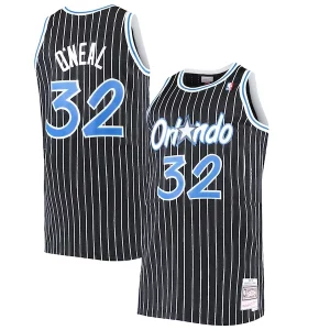 Shaquille O'Neal Orlando Magic Big & Tall Hardwood Classics Confortable Jersey Black