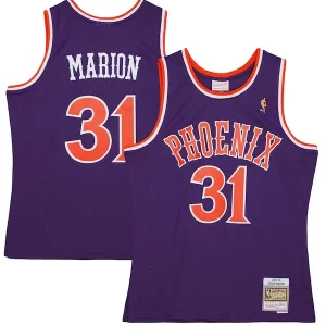 Shawn Marion Phoenix Suns 2001/02 Hardwood Classics Swingman Jersey Purple Luxueux
