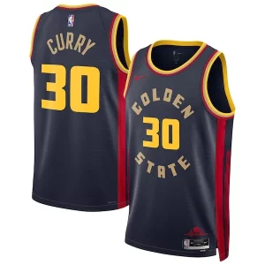 Stephen Curry Golden State Exquisite Warriors Nike Unisex 2024/25 Swingman Player Jersey City Edition Navy