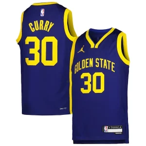 Stephen Curry Golden State Prime Warriors Jordan Brand Youth Swingman Jersey Statement Edition Blue