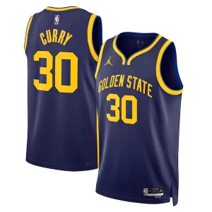 Stephen Curry Golden State Vibrant Warriors Jordan Brand Unisex Swingman Jersey Statement Edition Navy