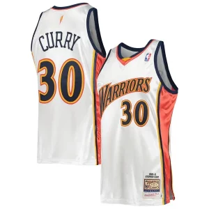 Stephen Curry Golden State Warriors 2009/10 Hardwood Classics Authentic Jersey Dashing White