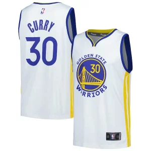 Stephen Curry Golden State Warriors Fast Break Replica Player Moderne Jersey Association Edition White