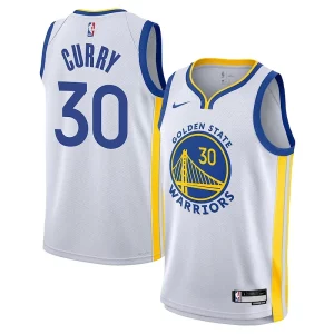 Stephen Curry Golden State Warriors Nike Youth Performance Swingman Notable Jersey Association Edition White