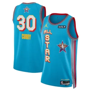 Stephen Curry Jordan Premium Brand Unisex 2025 NBA All Star Game Swingman Player Jersey Light Blue
