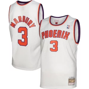 Stephon Marbury Phoenix Suns Personalisable 2001/02 Hardwood Classics Swingman Jersey White