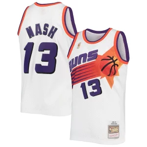Steve Magnifique Nash Phoenix Suns 2001/02 Hardwood Classics Swingman Jersey White/Purple