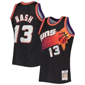 Steve Nash Phoenix Suns 1996/97 Éclatant Hardwood Classics NBA 75th Anniversary Diamond Swingman Jersey Black
