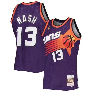 Steve Nash Phoenix Suns 1996/97 Hardwood Classics Swingman Jersey Purple Captivant
