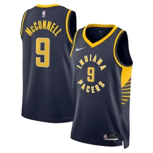 T.J. McConnell Indiana Pacers Nike Unisex Swingman Replica Jersey Moderne Icon Edition Navy