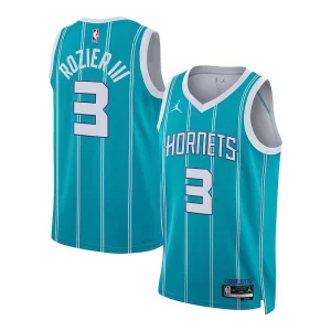 Terry Rozier Charlotte Hornets Jordan Brand Unisex Swingman Jersey Association Edition Collectible Teal