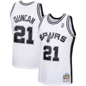 Tim Duncan San Antonio Spurs 1998/99 Collectible Hardwood Classics Swingman Jersey White