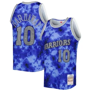 Tim Hardaway Golden State Warriors 1990/91 Galaxy Luxueux Swingman Jersey Blue