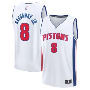 Tim Hardaway Jr. Detroit Éclatant Pistons Fast Break Replica Player Jersey Association Edition White