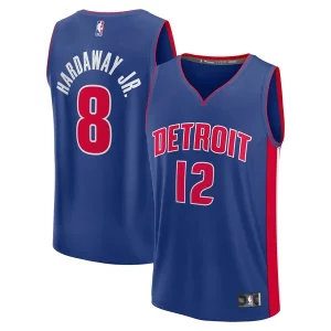 Tim Hardaway Jr. Detroit Pistons Éclatant Fast Break Replica Player Jersey Icon Edition Blue