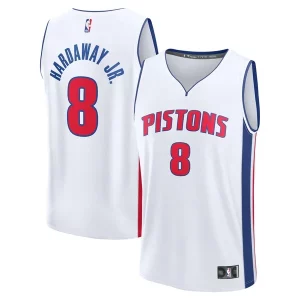 Tim Hardaway Jr. Detroit Pistons Youth Fast Break Replica Player Jersey Association White Bold Edition