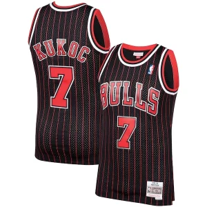 Toni Kukoc Chicago Bulls 1995/96 Hardwood Classics Swingman Jersey Black Charming