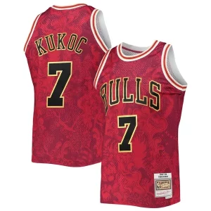 Toni Kukoc Chicago Bulls Hardwood Classics 1997/98 Lunar New Year Swingman Admirable Jersey Red