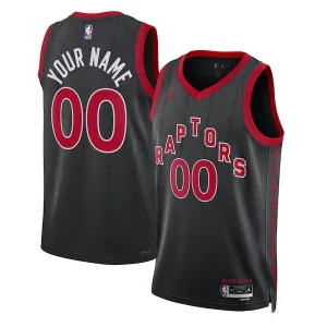 Toronto Raptors Jordan Brand Unisex 2022/23 Swingman Custom Jersey Statement Edition Black Premium