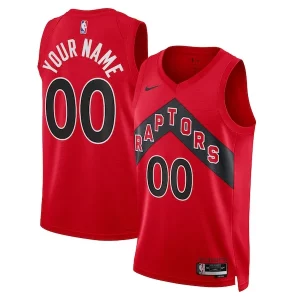 Toronto Raptors Nike Unisex Bold Swingman Custom Jersey Red Icon Edition