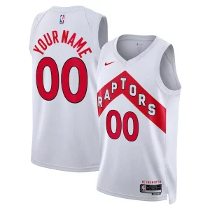Toronto Raptors Nike Unisex Swingman Confortable Custom Jersey White Association Edition