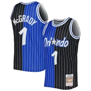 Tracy McGrady Orlando Magic Hardwood Classics 2003/04 Split Authentique Swingman Jersey Blue/Black