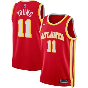 Trae Young Atlanta Hawks Nike Unisex Swingman Jersey Icon Commémoratif Edition Red/White