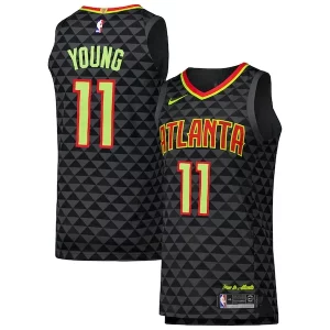 Trae Young Gracieux Atlanta Hawks Nike Authentic Player Jersey Icon Edition Black