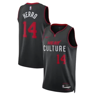 Tyler Herro Miami Heat Nike Unisex 2023/24 Charming Swingman Jersey Black City Edition